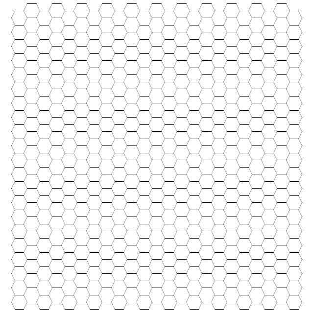 Blank Hex Map 23x21